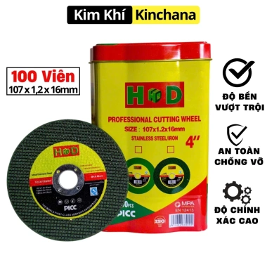 Đá Cắt Kim Loại Đa Năng 100 Viên - Lưỡi Đá Cắt HD Đá Kim Cương, Cắt Sắt Nhanh, Giá Ưu Đãi