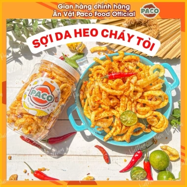 Da gà, Tốp mỡ, Da heo mini & sợi cháy tỏi hủ lẻ - Giòn tan, giảm còn 69k - PACO FOOD 7