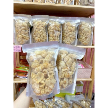 Da Heo Cháy Tỏi Handmade Giòn Tan, Thơm Lừng – Túi 60k Giảm Giá 2