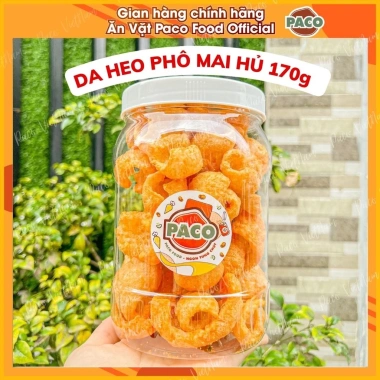 Da heo cháy tỏi, mắm hành, phô mai giòn giòn - Hủ lớn 250g Paco Food chỉ 69.999₫ 6