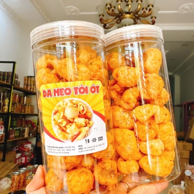 Da Heo Cháy Tỏi Ớt Siêu Giòn 130g - Giá Ưu Đãi 47k, Vị Cay Giòn Tan 7