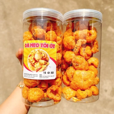 Da Heo Cháy Tỏi Ớt Siêu Giòn 130g - Giá Ưu Đãi 47k, Vị Cay Giòn Tan 8
