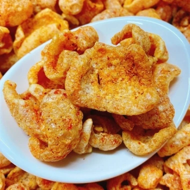 Da Heo Cháy Tỏi Ớt Siêu Giòn 130g - Giá Ưu Đãi 47k, Vị Cay Giòn Tan 9