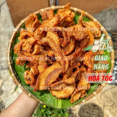Da Heo Chiên Giòn, Tóp Mỡ Sốt Mắm Hành, Ba Rọị Cháy Tỏi, Da Gà & Chân Gà Giòn – Giảm còn 70k