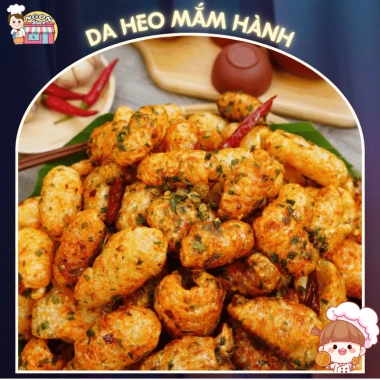 Da Heo Mắm Hành Giòn Rụm - Da Heo Chiên Giòn Ngon, Đồ Ăn Vặt Giá 100k