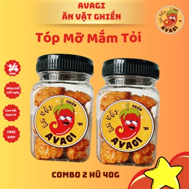 Da heo mắm hành ớt 160g AVAGI - Đồ ăn vặt ngon, rẻ, giảm giá 30k