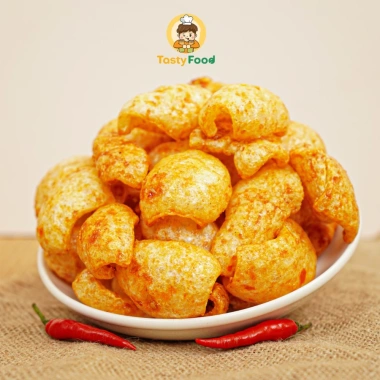 Da heo quay Tasty Food hũ vuông 250g - Thịt ngon, giòn tan, giá ưu đãi 100.000đ, giảm so với 129.000đ