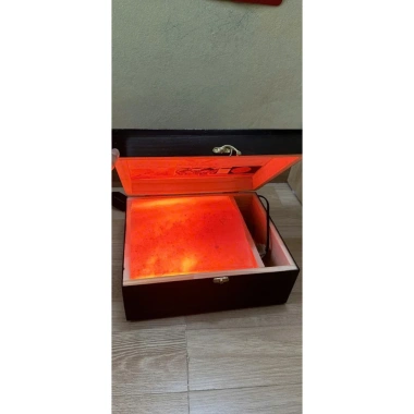Đá muối massage chân, đá muối cong, hộp sơn đen - quà tặng, chỉ 550.000 VNĐ 4