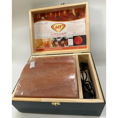 Đá muối massage chân, đá muối cong, hộp sơn đen - quà tặng, chỉ 550.000 VNĐ 7