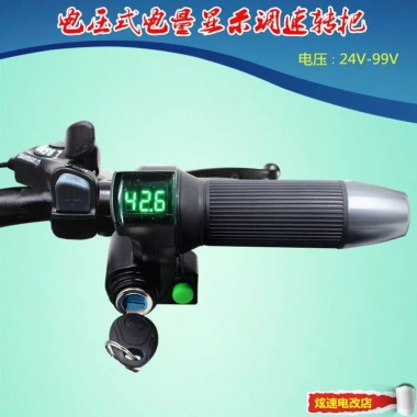 Đa Năng 24-99V Điều Chỉnh Tốc Độ, Tay Cầm Hiển Thị Điện Áp, Nguồn Tăng Tốc IADW Ô Tô