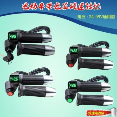 Đa Năng 24-99V Điều Chỉnh Tốc Độ, Tay Cầm Hiển Thị Điện Áp, Nguồn Tăng Tốc IADW Ô Tô