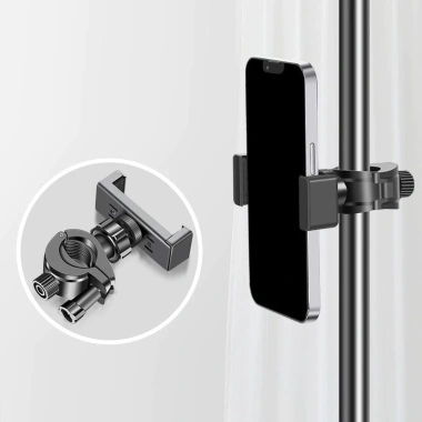 Đa Năng Kẹp Điện Thoại Xoay 360 Ballhead 1/4 Vít Giá Đỡ Monopod và Bàn Ống