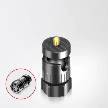 Đa Năng Kẹp Điện Thoại Xoay 360 Ballhead 1/4 Vít Giá Đỡ Monopod và Bàn Ống