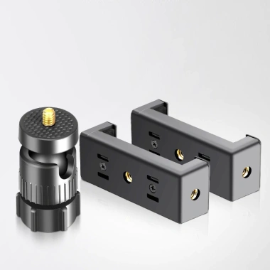 Đa Năng Kẹp Điện Thoại Xoay 360 Ballhead 1/4 Vít Giá Đỡ Monopod và Bàn Ống