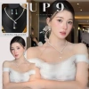 Đá sịn cao cấp - Bộ trang sức SZC00: Vòng cổ, khuyên tai sang chảnh, chỉ 180k 9
