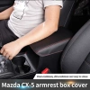 Da xe trung tâm Mazda CX5 2.017-2.026 - Lót tay đen tự động, cánh tay còn lại, ghế hộp thảm đệm gối xe, giá chỉ 236.399 VND 3