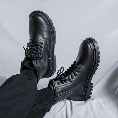 Da Xịn Không Nhăn Chelsea Boot Nam Cổ Cao Đế cao 5cm Giá ưu đãi 4.875tr 3