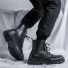 Da Xịn Không Nhăn Chelsea Boot Nam Cổ Cao Đế cao 5cm Giá ưu đãi 4.875tr 5