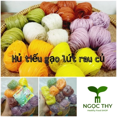 Đặc sản Hủ tiếu cuộn gạo lứt Sa Đéc - Rau củ dinh dưỡng, ăn kiêng giảm cân, giá 23.000đ