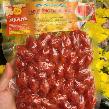 Đặc sản Sóc Trăng 500gr Lạp Xưởng Trứng Muối Hồ Lô Mỹ Anh Trứng Bùi Béo, Món Ngon Mùa Tết