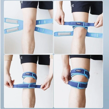 Đai bánh chè & Miếng đệm đầu gối thể thao Nam Nữ - Bảo vệ chấn thương, Khớp cố định, Chạy mùa hè 9