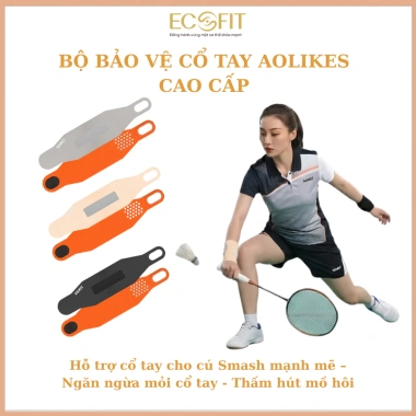 Đai Bảo Vệ Cổ Tay Aolikes - Hỗ Trợ Gym, Cầu Lông, Quần Vợt, Ngăn Bong Gân, Giá 59.000 VND
