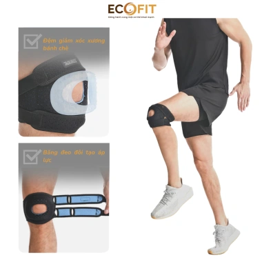 Đai Bảo Vệ Đầu Gối ECOFIT 7.927 - Giảm Đau, Chống Chấn Thương, Thoáng Khí, Phù Hợp Thể Thao - Giá 145.000₫ 3