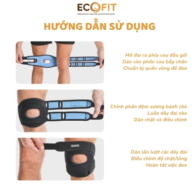 Đai Bảo Vệ Đầu Gối ECOFIT 7.927 - Giảm Đau, Chống Chấn Thương, Thoáng Khí, Phù Hợp Thể Thao - Giá 145.000₫ 4