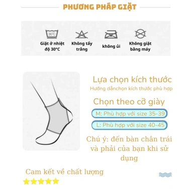 Đai Bảo Vệ Mắt Cá 7.130A - Băng Quấn Cổ Chân Chống Chấn Thương, Tập Gym, Chạy Bộ, 85.000 VND