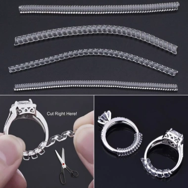 Dải bảo vệ nhẫn trong suốt linh hoạt, điều chỉnh kích cỡ - Bảo vệ, tăng vẻ đẹp nhẫn, chỉ 27.240₫