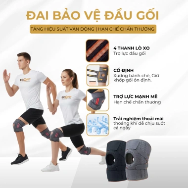 Đai Bó Gối 4 Lò Xo ECOFIT 7.611 - Cố Định Khớp Gối, Phục Hồi Dây Chằng, 72.000 VND 5 Đai Bó Gối 4 Lò Xo ECOFIT 7.611 - Cố Định Khớp Gối, Phục Hồi Dây Chằng, 72.000 VND 5