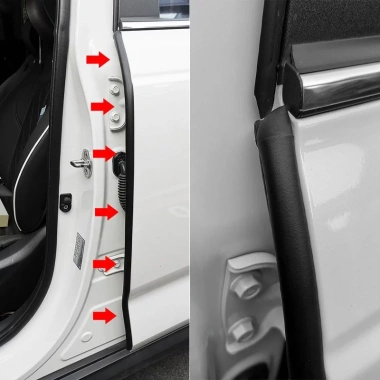 Dải cao su 2m Bịt kín cửa xe hơi - Chống gió, chống ồn, SUV và xe tải cột B