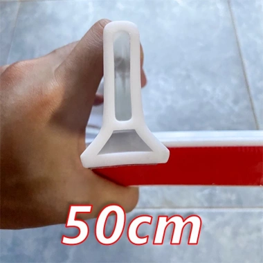 Dải chặn nước cao 5cm tiện lợi cho nhà tắm, nhà vệ sinh, chỗ rửa tay - Giá chỉ 37.000, chống lũ lụt vào nhà