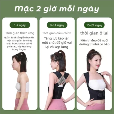 Đai chống gù lưng DREAM OF LOVE – Đai nâng đỡ vòng 1, định hình lưng, giá 128.700₫