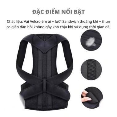 Đai chống gù lưng hai giá đỡ Keel, lưới hai lớp thoáng khí, điều chỉnh tiện lợi 92.000₫ 4 Đai chống gù lưng hai giá đỡ Keel, lưới hai lớp thoáng khí, điều chỉnh tiện lợi 92.000₫ 4