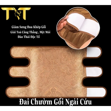 Đai chườm gối Ngải Cứu – Đai bụng & vai TVT, làm ấm, thư giãn, dưỡng sinh, kèm túi đựng – Giá 329.999đ