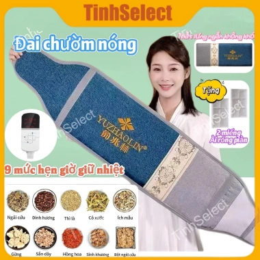 Đai Chườm Muối Ngải Cứu giảm đau lưng, tan mỡ bụng, hỗ trợ sau sinh 324.000 VND