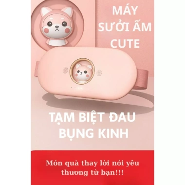 Đai Chườm Nóng Bụng Kinh - Massage Giảm Đau, Giá Ưu Đãi 314,100₫ (Giá Gốc 395,766₫) 4 Đai Chườm Nóng Bụng Kinh - Massage Giảm Đau, Giá Ưu Đãi 314,100₫ (Giá Gốc 395,766₫) 4