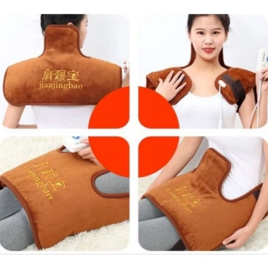 Đai chườm nóng cổ vai gáy ngải cứu - Đai điện sưởi ấm giảm đau, ưu đãi 269k
