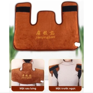 Đai chườm nóng cổ vai gáy ngải cứu - Đai điện sưởi ấm giảm đau, ưu đãi 269k