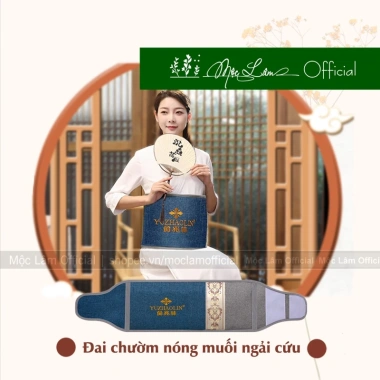 Đai Chườm Nóng Muối Thảo Dược - Túi Đá Muối Ngải Cứu Cắm Điện, Giá Rẻ 345.000₫ Sau Sinh