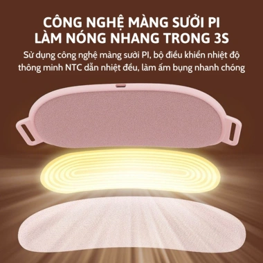 Đai chườm nóng sưởi ấm PUHA giảm đau kinh nguyệt, quà tặng bạn gái 479.000 VND 8
