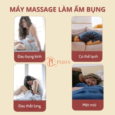 Đai chườm nóng sưởi ấm PUHA giảm đau kinh nguyệt, quà tặng bạn gái 479.000 VND 9
