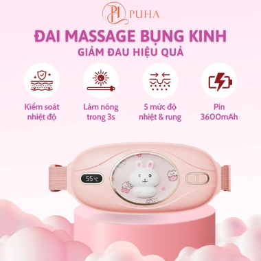 Đai chườm nóng sưởi ấm PUHA giảm đau kinh nguyệt, quà tặng bạn gái 479.000 VND 10
