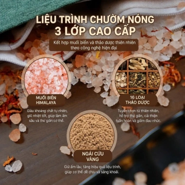 Đai Chườm Nóng Thảo Dược Điện Sưởi Có Điều Khiển - Giảm Đau Lưng, Eo, Bụng - 445.000₫ 4