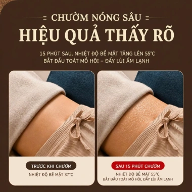 Đai Chườm Nóng Thảo Dược Điện Sưởi Có Điều Khiển - Giảm Đau Lưng, Eo, Bụng - 445.000₫ 5