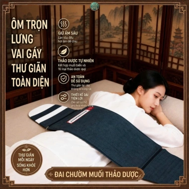 Đai Chườm Nóng Thảo Dược Điện Sưởi Có Điều Khiển - Giảm Đau Lưng, Eo, Bụng - 445.000₫ 6