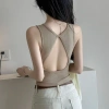 Đai cố định Slim-fit Tấm lót ngực lưng Modal cao cấp, không tay, rỗng - mặc áo Vest thoải mái 4