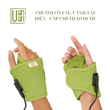 Đai Cổ Tay Điện Thảo Dược Chườm Nóng - Giảm Tê Bì, Đau Nhức, Co Cơ - Giá 370.000₫
