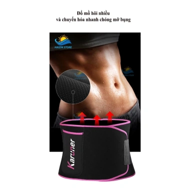 Đai Cuốn Nóng HAIZIN Cao Cấp - Đốt Cháy Mỡ Bụng, Hỗ Trợ Gym Yoga, Giá Ưu Đãi 289k